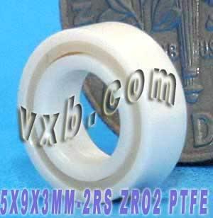 Full Ceramic Sealed Bearing 5x9x3 ZrO2 Miniature - fast shipping 🇺🇸
