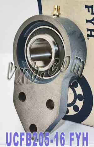 FYH Bearing UCFB205-16 1 Three bolt Flanged Mounted Bearing - fast shipping 🇺🇸