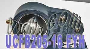 FYH Bearing UCFB205-16 1 Three bolt Flanged Mounted Bearing - fast shipping 🇺🇸