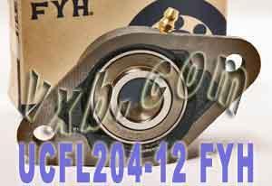 FYH Bearing UCFL204-12E 3/4 Flanged Mounted Bearing - fast shipping 🇺🇸