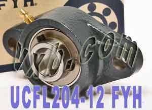 FYH Bearing UCFL204-12E 3/4 Flanged Mounted Bearing - fast shipping 🇺🇸