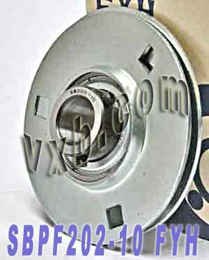FYH SBPF202-10 5/8 Stamped round 3-Bolt Flanged Mounted Bearing - fast shipping πΊπΈ