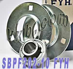 FYH SBPF202-10 5/8 Stamped round 3-Bolt Flanged Mounted Bearing - fast shipping πΊπΈ