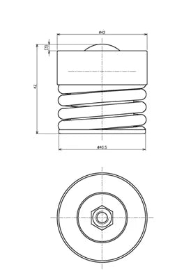 IS-25BK-08 IGUCHI Carbon Steel Spring loaded ball transfers enables self-adjustment Ball Transfer IGUCHI - Japan - fast shipping 🇺🇸