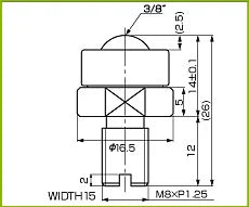 ISCS-10JS-J IGUCHI 6 lbs Threaded Bolt Stud J POM Ball Transfer Unit Made in Japan - fast shipping 🇺🇸