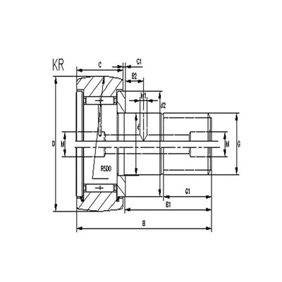 KR62 62mm Cam Follower Needle Roller Bearing - fast shipping 🇺🇸