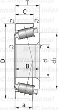 L544091/118 Tapered Roller Bearing 231.775 x 300.038 x 33.338mm - fast shipping 🇺🇸