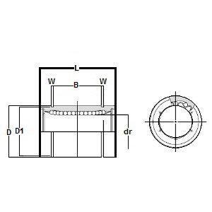 LBE5UU 5mm Ball Bushing Linear Motion Bearing VXB Brand - fast shipping 🇺🇸