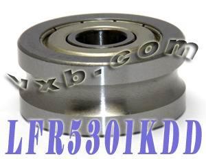 LFR5301KDD-10 12x42x19mm U-Groove Track Roller Bearing Track Bearing - fast shipping 🇺🇸