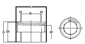 LME81625 8mm Ball Bushing Linear Motion Bearing - fast shipping 🇺🇸