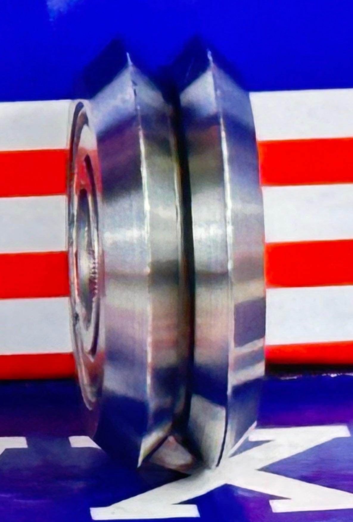 16-Pack RM2ZZ 3/8" V-Groove Guide Ball Bearings - Shielded - fast shipping 🇺🇸