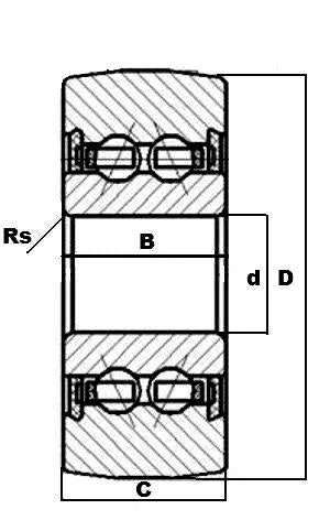LR5002NPP Track Roller 2-Row Bearing 15x35x13mm - Sealed Cam Follower - fast shipping πΊπΈ