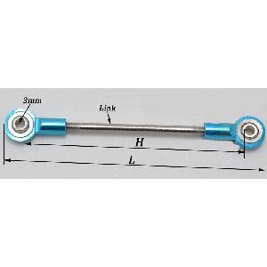 M3 89mm (3.5") Long Miniature Rod End Linkage - fast shipping 🇺🇸