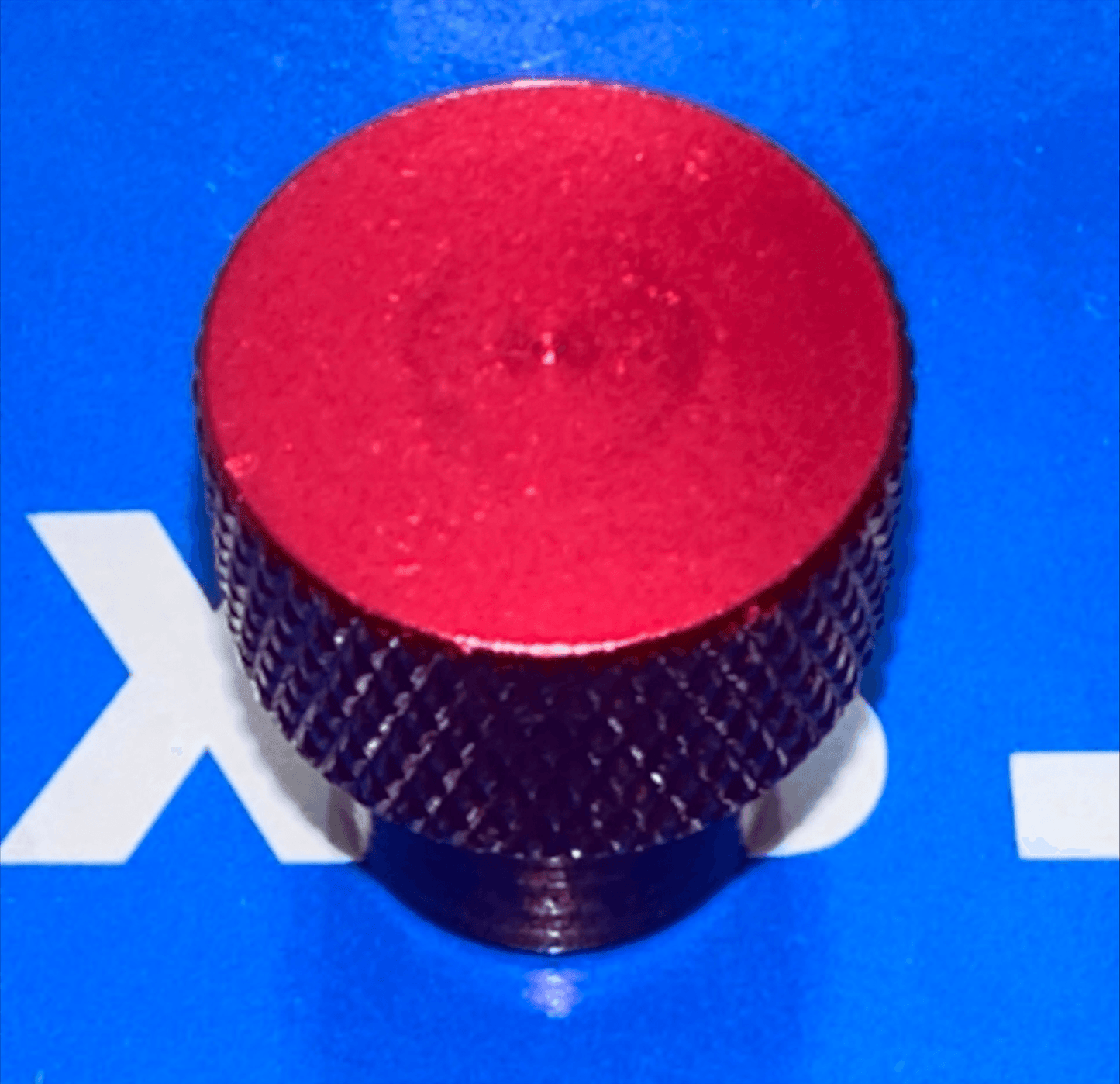 M6 x 18mm Red Knurled Thumb Nut – Closed End - Aluminum - fast shipping 🇺🇸