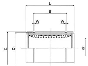 NB SW16-OP 1 inch Ball Bushing Linear Motion - fast shipping πΊπΈ