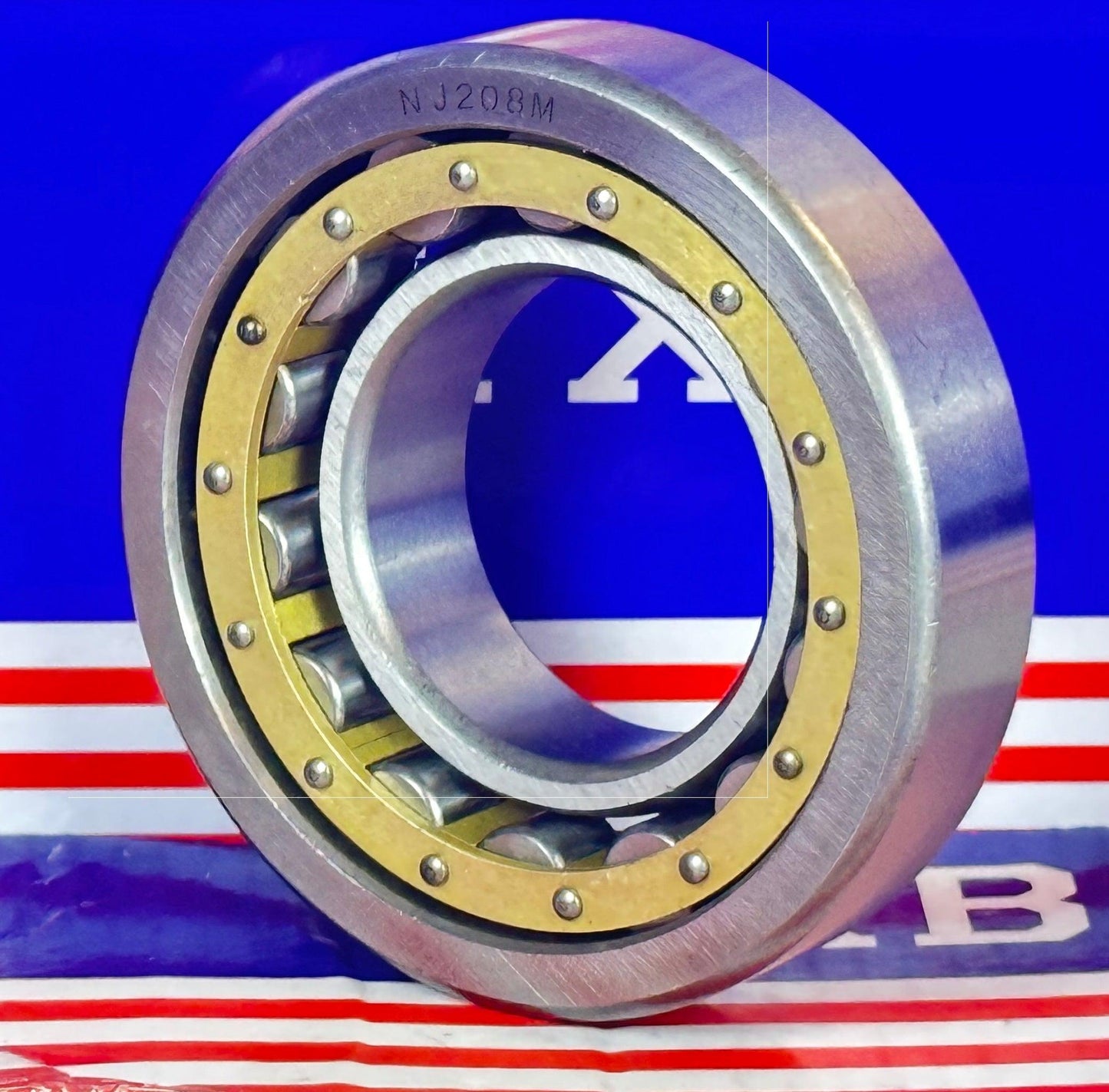 NJ208M Cylindrical Roller Bearing 40x80x18 Cylindrical Bearing - fast shipping 🇺🇸