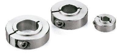 NSCS-3-8-SB NBK Stainless Steel Set Collar For Securing Bearing - Clamping Type. Made in Japan - fast shipping 🇺🇸