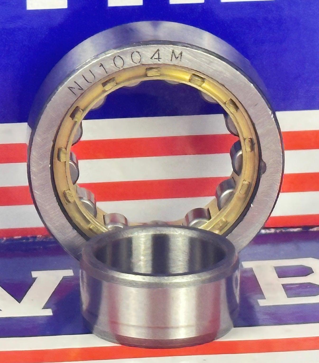 NU1004M Cylindrical Roller Bearing 20x42x12mm Bronze Cage - fast shipping 🇺🇸