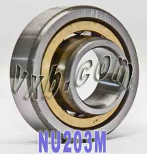 NU203M Cylindrical Roller Bearing 17x40x12 Cylindrical Bearing - fast shipping 🇺🇸