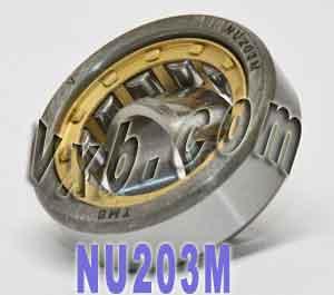 NU203M Cylindrical Roller Bearing 17x40x12 Cylindrical Bearing - fast shipping 🇺🇸