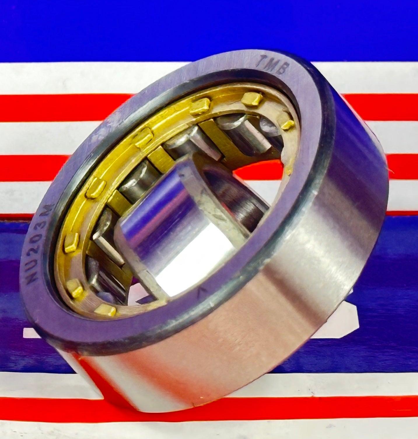 NU203M Cylindrical Roller Bearing 17x40x12 Cylindrical Bearing - fast shipping 🇺🇸
