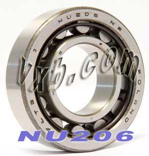 NU206 Cylindrical Roller Bearing 30x62x16mm - fast shipping 🇺🇸