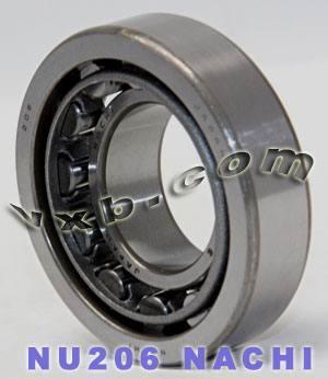 NU206 Nachi Cylindrical Bearing Steel Cage Japan 30x62x16 Bearing - fast shipping 🇺🇸