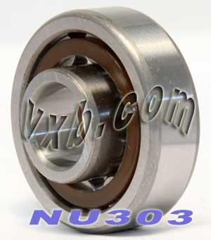 NU303 Cylindrical Roller Bearing 17x47x14 Cylindrical Bearing - fast shipping 🇺🇸