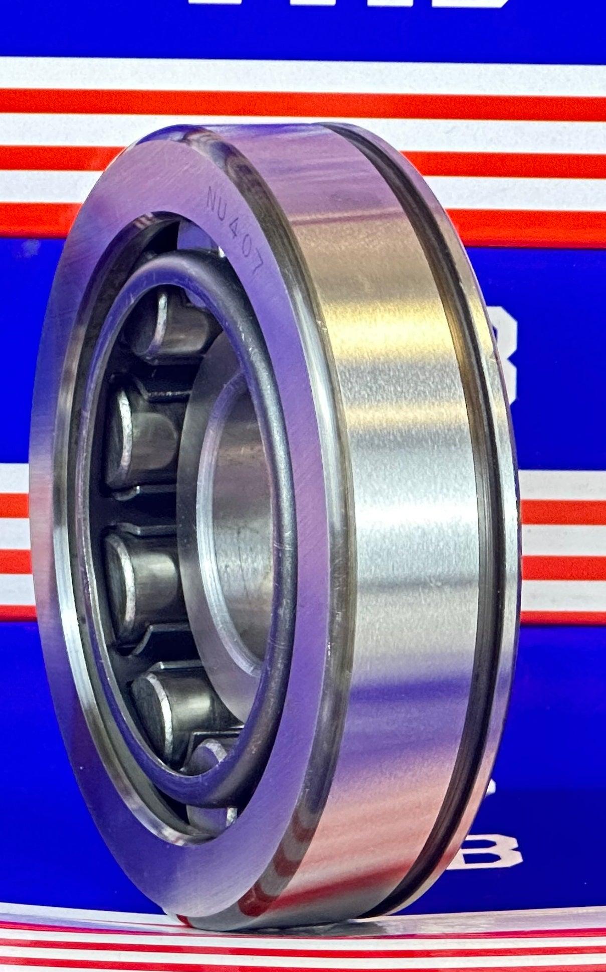 NU407 Cylindrical Roller Bearing 35x100x25 Cylindrical Bearing - fast shipping 🇺🇸