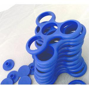 100-Pack Fidget Hand Spinner Blue Frame - 2 Caps - fast shipping 🇺🇸
