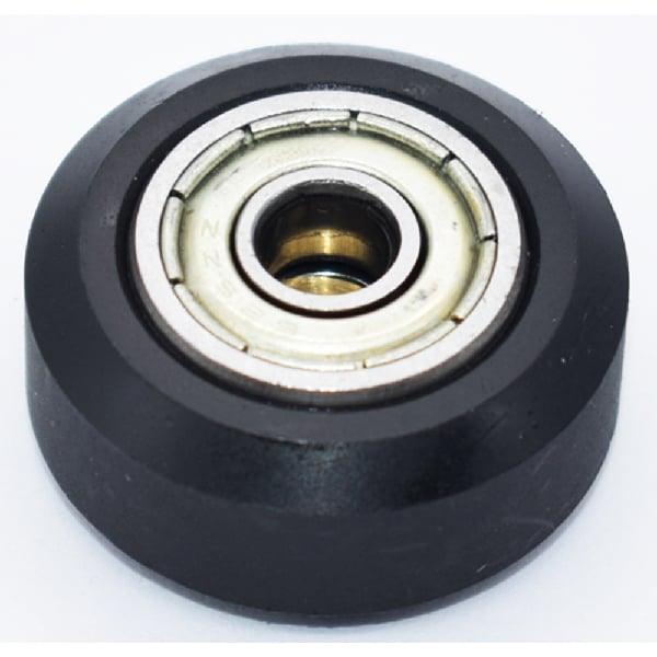 POM 5x24x11mm Polyurethane Rubber Pulley Guide Rail Roller Bearing - fast shipping 🇺🇸