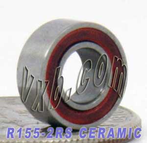R155-2RS Ceramic Bearing 5/32x5/16x1/8 inch Sealed Bearing - fast shipping 🇺🇸