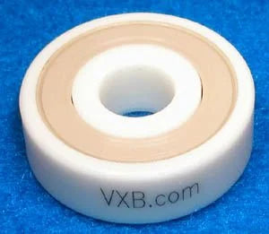 R16-2RS Full Ceramic Sealed Bearing - 1" ID x 2" OD x 1/2" Width ZrO2 Bearing - fast shipping 🇺🇸