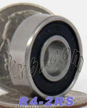 Premium R4-2RS Ball Bearing 1/4" x 5/8" x 0.196" - fast shipping 🇺🇸