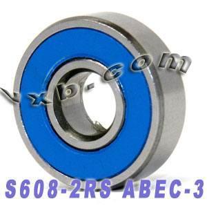 S608-2RS Skate Bearing 8x22x7 Stainless Steel Sealed Bearing - fast shipping 🇺🇸