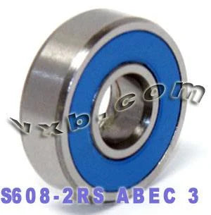 S608-2RS Skate Bearing 8x22x7 Stainless Steel Sealed Bearing - fast shipping 🇺🇸