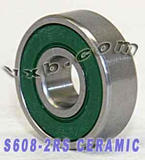 S608-2RS Skate Bearing Ceramic Sealed 8x22x7 Miniature - fast shipping 🇺🇸