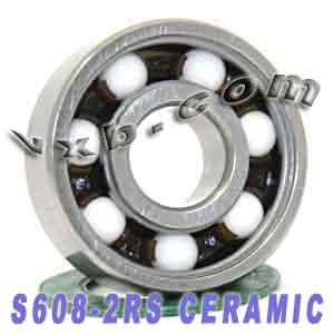S608-2RS Skate Bearing Ceramic Sealed 8x22x7 Miniature - fast shipping 🇺🇸