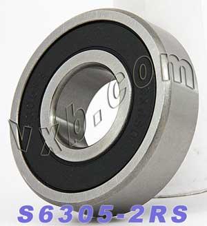 S6305-2RS Stainless Steel Bearing Sealed 25x62x17mm - fast shipping 🇺🇸