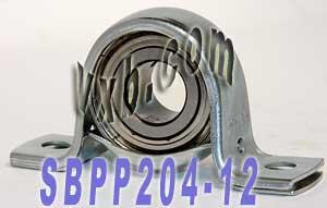 SBPP204-12 3/4 Pressed Steel Bearing 2-Bolt Flanged Mounted Bearing - fast shipping 🇺🇸