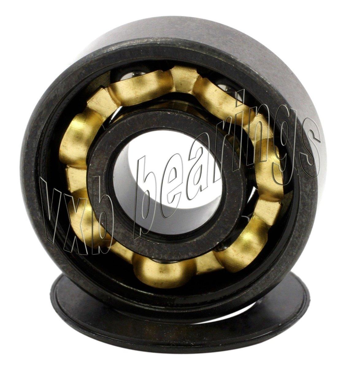 8-Pack 608B-2RS Skateboard Sealed Bearings - Bronze Cage & Black Seals 8x22x7mm - fast shipping 🇺🇸