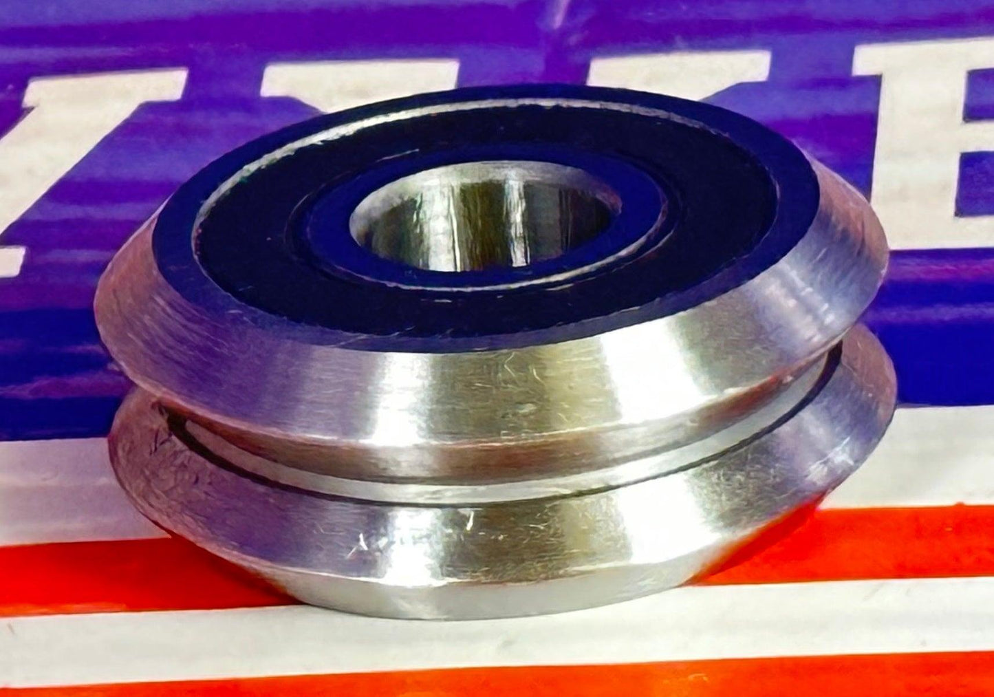 8-Pack RM2-2RS 3/8 V-Groove Guide Ball Bearings - Sealed - fast shipping 🇺🇸