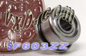 SF603ZZ Flanged Shielded Bearing Stainless Steel 3x9x5 Bearing - fast shipping πΊπΈ