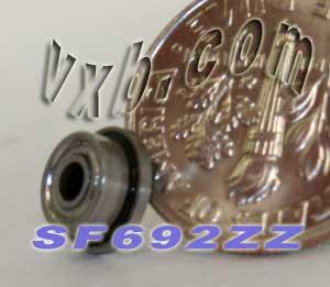 SF692ZZ Flanged Bearing Shielded Stainless Steel 2x6x3 Bearing - fast shipping 🇺🇸