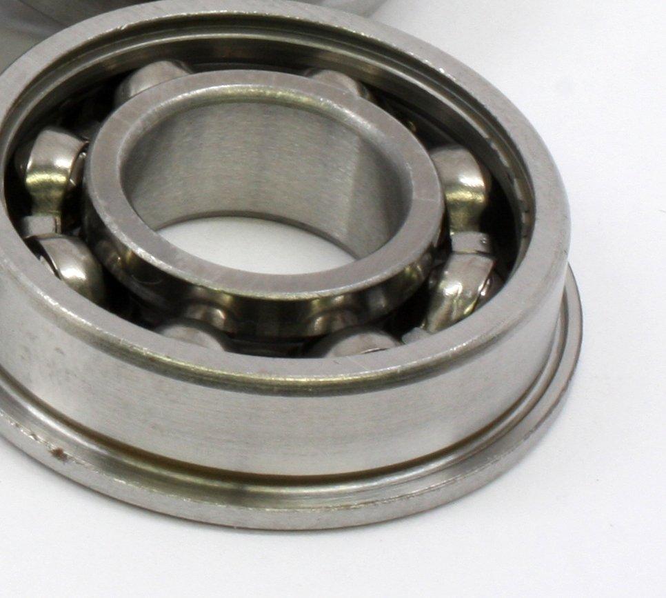 SFR133 Stainless Steel Flanged Ball Bearing 3/32" x 3/16" x 1/16" - fast shipping 🇺🇸
