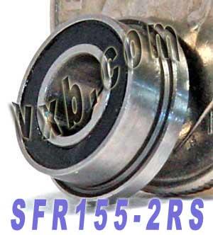 SFR155-2RS Flanged Bearing 5/32" x 5/16" x 1/8" - Sealed - fast shipping 🇺🇸