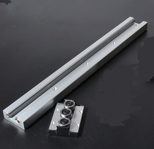 SGR20 4' feet Compact Linear Motion Guide Rail 4 Feet Long + SGB20UU-3 Bearing Block - fast shipping 🇺🇸