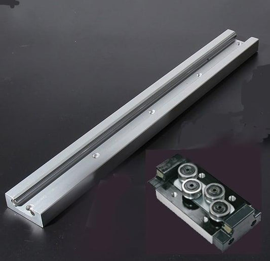 SGR20 4' feet Compact Linear Motion Guide Rail 4 Feet Long + SGB20UU-4 Bearing Block - fast shipping 🇺🇸