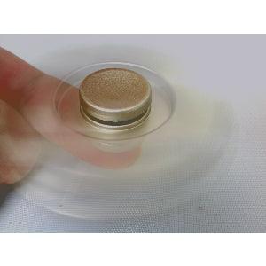 Small Brass color Aluminum Dual Fidget Hand Spinner Toy 42Q - fast shipping 🇺🇸