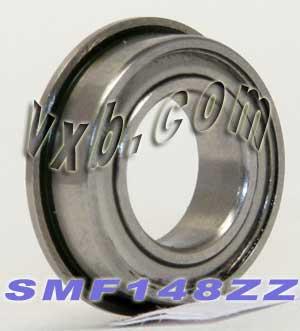 SMF148ZZ Flanged Bearing Shielded Stainless Steel 8x14x4 Bearing - fast shipping 🇺🇸